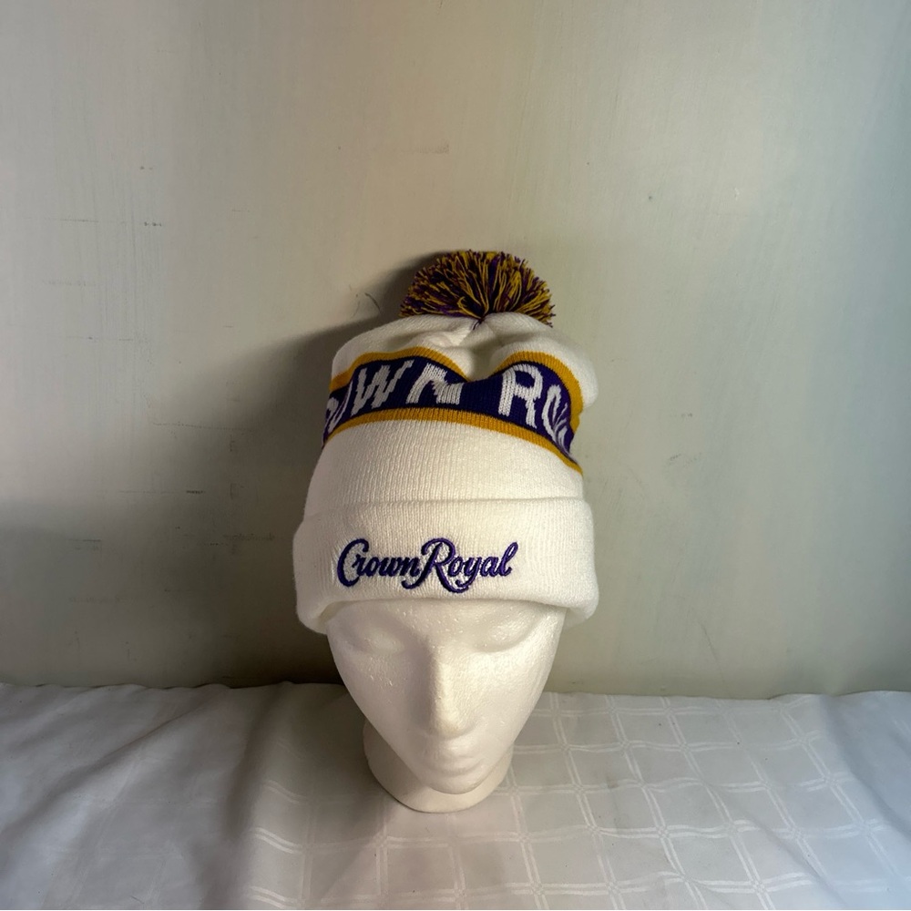 Crown Royal winter Toque White Purple